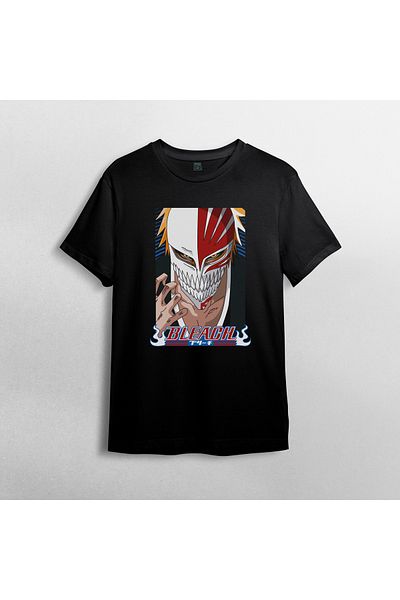 Pixxa Μπλουζάκι Bleach Kurosaki Ichigo Crew Neck 100% βαμβακερό - Μοντέλο 1