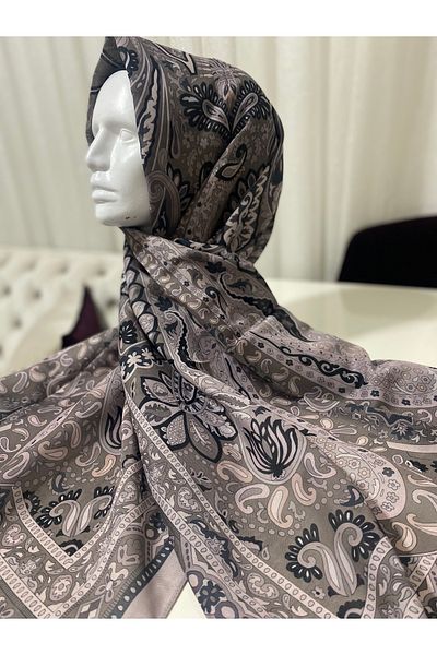 Butik Women's New Ethnic Pattern Cotton Silk Shawl
