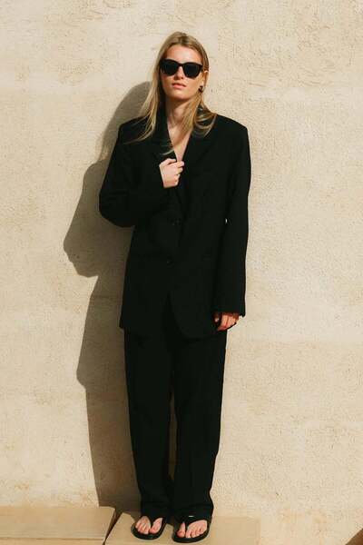 H&M Tapered tailored trousers