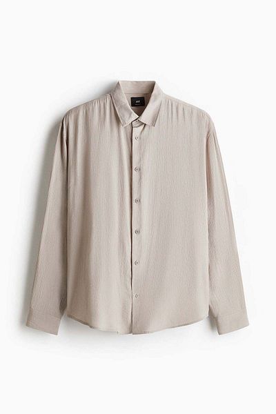 H&M Regular Fit Crinkled shirt