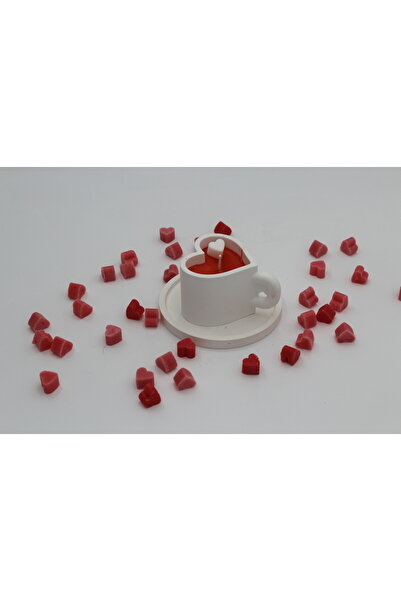 Misse Kalpli Bardak Ve Altlıklı Dekoratif Kokulu Mum, Hediyelik Mum