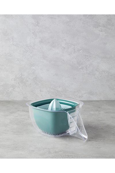 English Home Green Fresco Plastic Drainer - 4 Pieces, 3X1.8X0.5 Liters