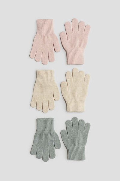 H&M 3-pack gloves