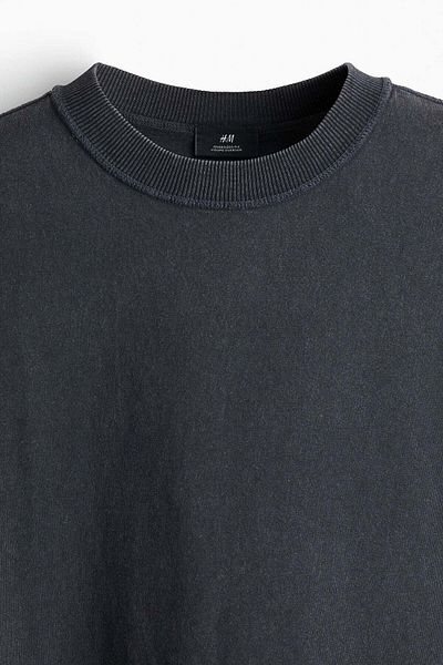 H&M تي شيرت مغسول بقصّة Boxy Fit