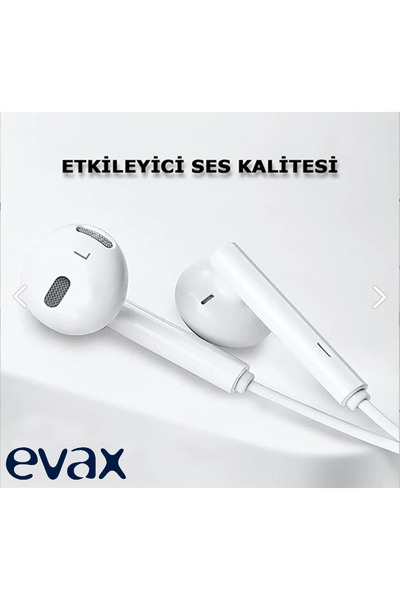 Evax Poxo X7 Pro / X7 / X6 Pro / X6 / X5 Pro / X5 uyumlu Mikrofonlu Type-C Kulaklık