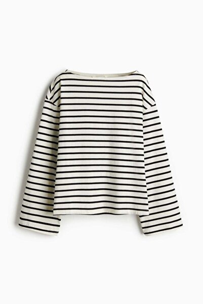 H&M Boat-neck cotton top