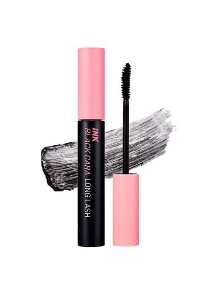 PERIPERA Ink Blackcara 001 Long Setting - Lengthening and volumising mascara