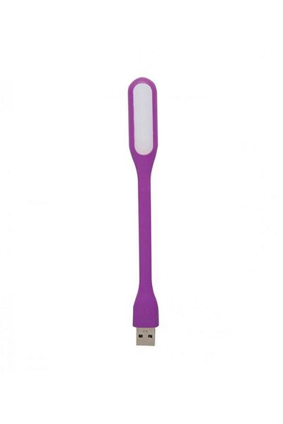 Generic LEDUnbrand Mini Flexible USB LED Night Reading Lamp Purple