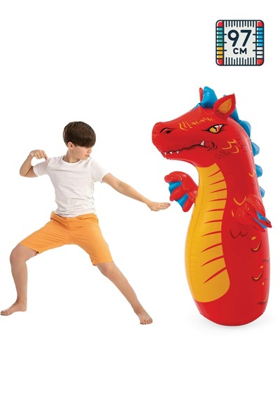 EFSATOYS Hacı Yatmaz Yunus- Dinazor- Ejderha-Figürü  Eğlenceli 97cm