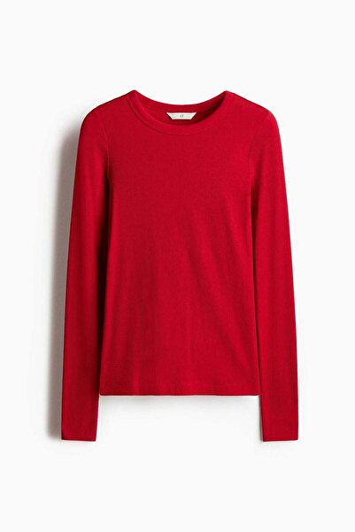 H&M Ribbed modal-blend top