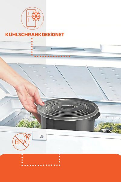 Ginza Maison 12-TEILIGE RUNDE MIKROWELLENSCHÜSSEL / ANTHRAZIT