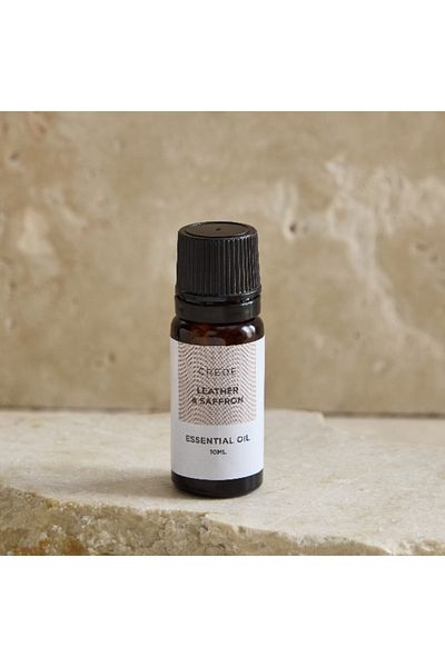 Home Box Crede Leather and Saffron Essential Oil - 10 ml