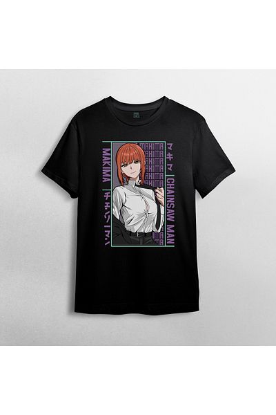 Pixxa Μπλουζάκι Chainsaw Man Crew Neck 100% βαμβακερό - Μοντέλο 13