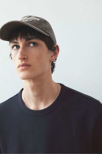 H&M Regular Fit Waffled T-shirt