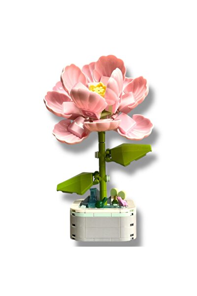 DOSTOYS 129 Piece Pomegranate Flower Construction Set - Realistic and Decorative Construction Toy