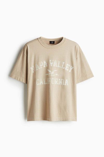 H&M Loose Fit Printed T-shirt
