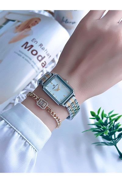 Daniel Klein Retro Vintage Corner Model Steel Band 3 Atm Water Resistant Women Wristwatch Bracelet