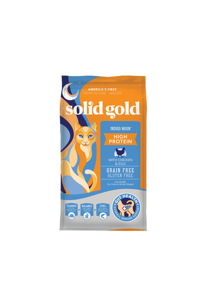 SOLİD GOLD طعام القطط الجاف Solid Gold Indigo Moon بالدجاج والبيض - 1.36 كجم