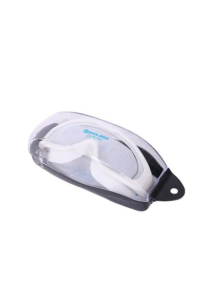 Endless Premium Swimming Goggle with Anti-Fog & UV Protection | White | Silicon, PU | More Visibility