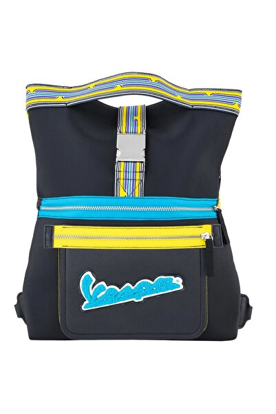 Vespa Sırt Çantası, V-stripes Motifli / Pıaggıo