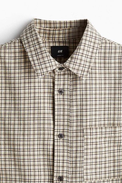 H&M Loose Fit Flannel shirt
