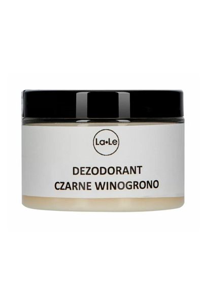 LA-LE La-Le Organic deodorant v krému s olejem z černých hroznů, 150 ml