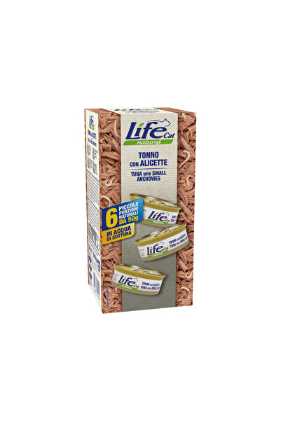 Life Cat Tuna with Anchovies Multipack Canned Cat Food - 50 g - Pack of 6