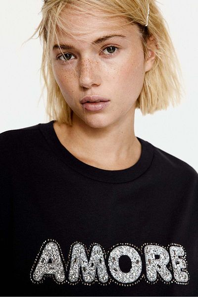 H&M Motif-detail T-shirt