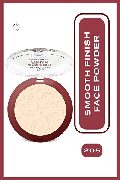 Golden Rose Smooth Finish Face Powder No: 205 - İpeksi Dokulu Sabitleyici Pudra