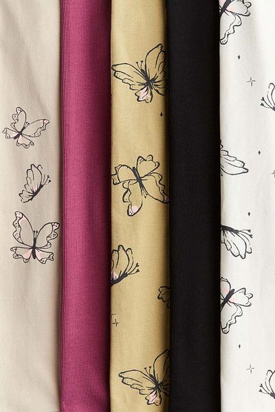 H&M 5-pack cotton leggings