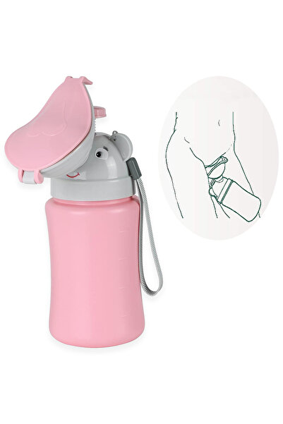 COZY SENSE Portatif Çocuk Tuvalet Şişesi Kız Pembe Bebek Ev Araba İdrar Pisuv...