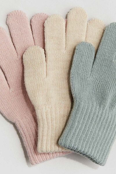 H&M 3-pack gloves