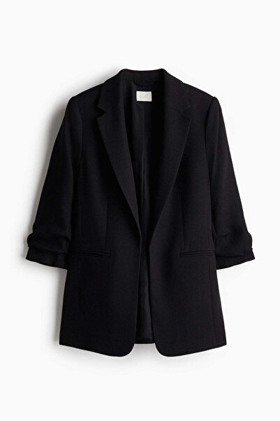 H&M Gathered-sleeve blazer