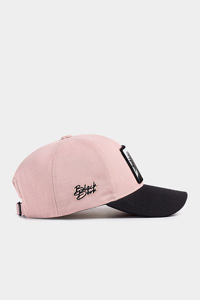 BlackBörk V1 Six Horse Logo Black-Salmon Baseball Cap