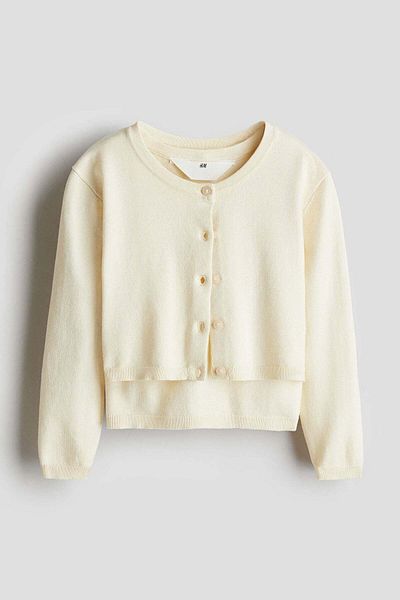 H&M طقم مكون من قطعتين من توب وكارديجان
