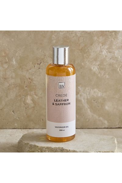 Home Box Crede Leather and Saffron Diffuser Oil Refiller - 200 ml
