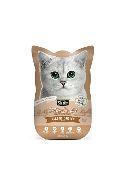 Kit Cat طعام القطط بيتيت كلاسيك دجاج في كيس بلاستيكي - 70 جم