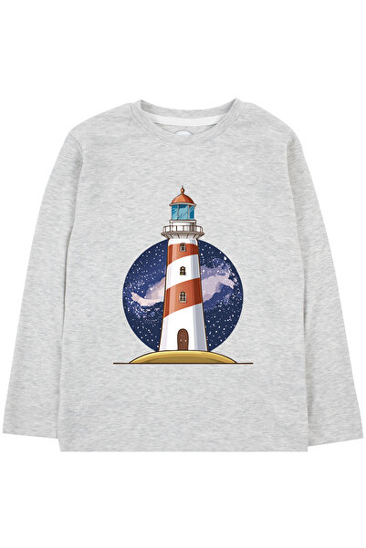 Mavipink Dječja majica sa dugim rukavima od 100% pamuka Lighthouse