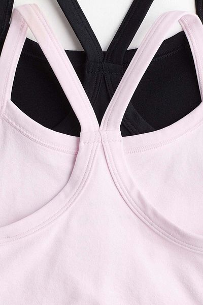 H&M 2-pack DryMove™ Seamless Sports tops