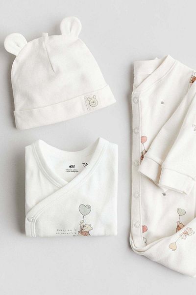 H&M 3-piece Cotton Set