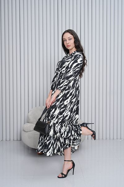 Miss Dünya Lissa Women's Shirt Collar Buttoned Long Woven Dress