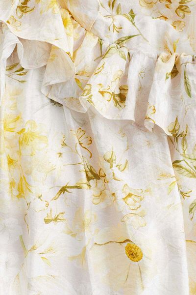 H&M Frill-trimmed midi dress