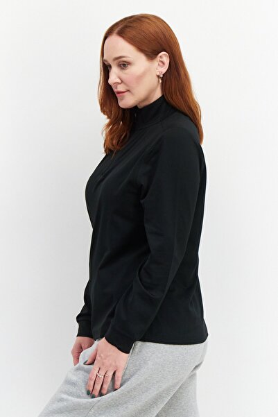 Castore Women Sportswear Fit Long Sleeves Training Swearshirt, Black