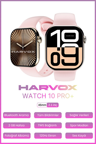 HARVOX Watch 10 Pro+ Akıllı Saat Iphone Ve Android Tüm Telefonlara Uyumlu