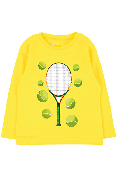 Mavipink Dječja teniska reket majica sa dugim rukavima od pamuka sa printom
