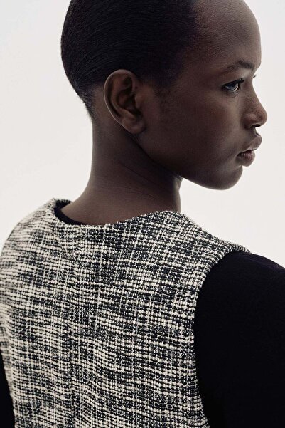 H&M Bouclé jersey waistcoat