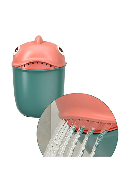 Eazy Kids كوب استحمام وشطف شامبو بيبي هيد - أخضر، 500 مل