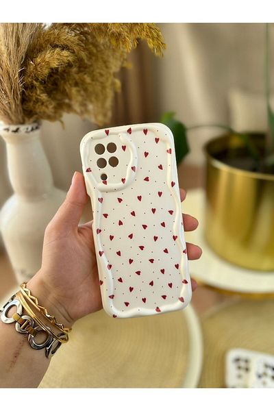 KILIF STORE Case for Samsung A12 m 12 Hearts