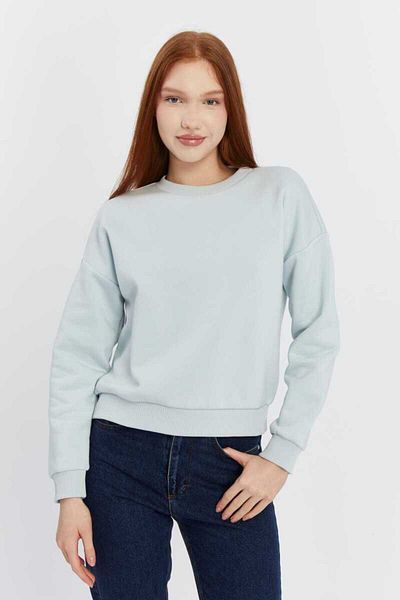 DOSXX Carol 0 Collar Women's Long Sleeve Sweatshirt