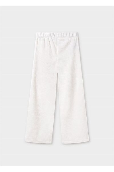 MAYORAL Cream Colored Girl's Trousers - 6540